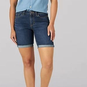 Lee Regular fit jean shorts for women's